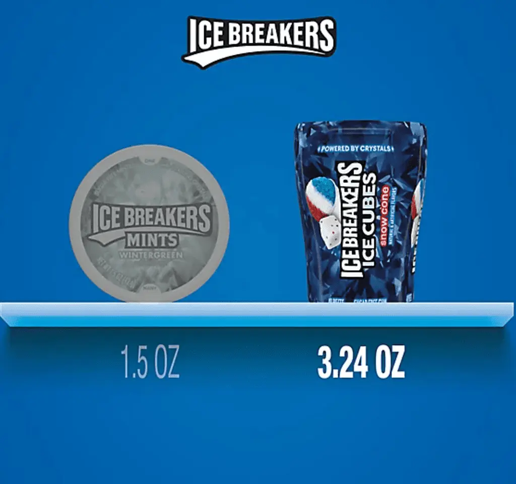 Жувальна гумка Ice Breakers Ice Cubes Snow Cone Flavored Sugar Free 92г - фото 7