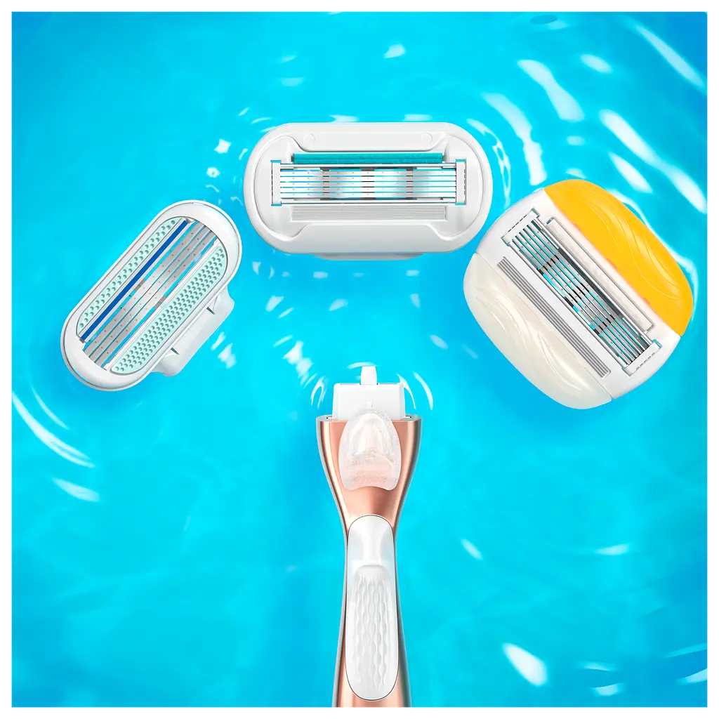 Жіноча бритва Gillette Venus Extra Smooth Sensitive Rosegold з 3 змінними касетами - фото 6