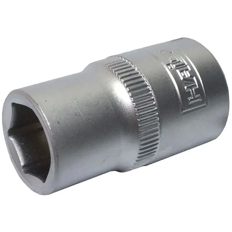 Haisser Головка торцева шестигранна 1/2" сатин 14мм х 38мм