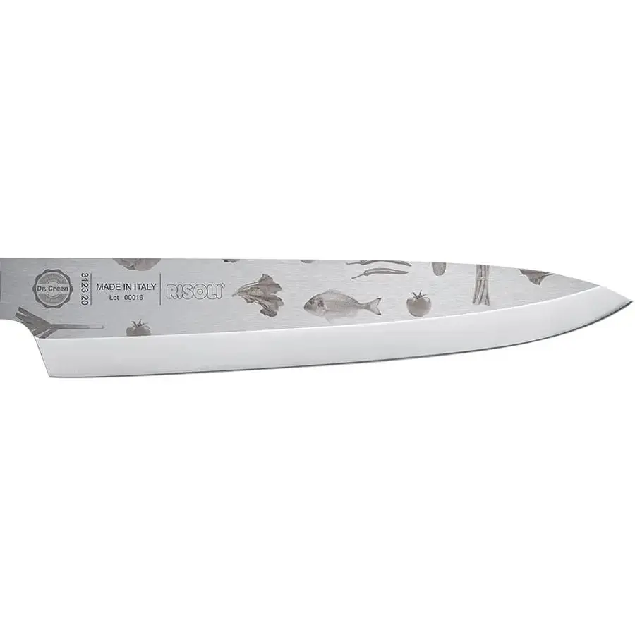Ніж кухарський Risoli Dr. Green Chef 20 см (02040DR/20CH) - фото 2