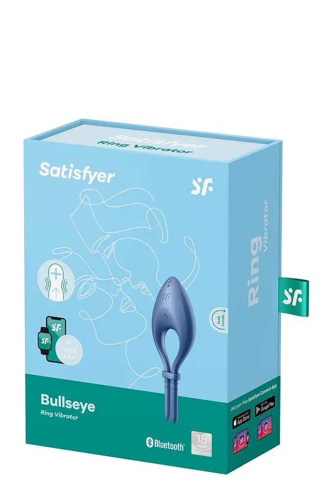Ласо з вібрацією Satisfyer Bullseye, 4.9х2.5 см (блакитний) - фото 4