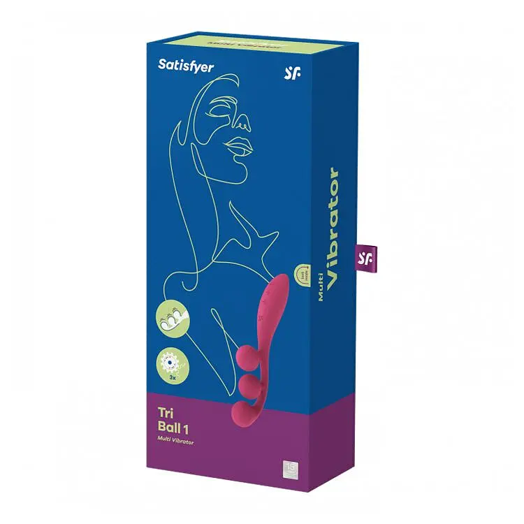 Універсальний вібратор Satisfyer Tri Ball 1, 3 мотори, гнеться - фото 6