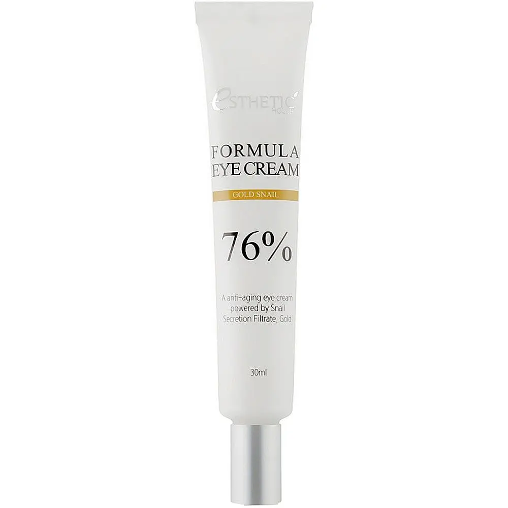Крем для шкіри навколо очей Esthetic House Gold Snail 76% із муцином равлика та золотом 30 мл - фото 2