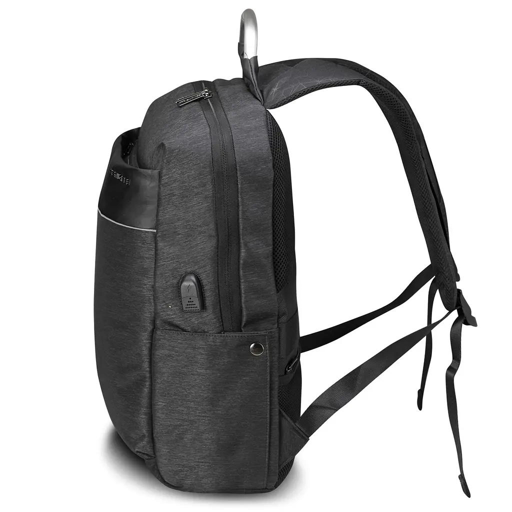 Рюкзак городской Semi Line USB 21 л черный (P8252-0) - фото 4
