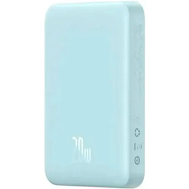 Портативна батарея Baseus Magnetic Mini Wireless Quick Charging 10000 mAh 20W PPCX110103 Blue - фото 3