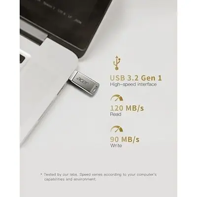 USB флеш накопичувач Acer 256GB UM310 Silver USB 3.2 (BL.9BWWA.583) - фото 2