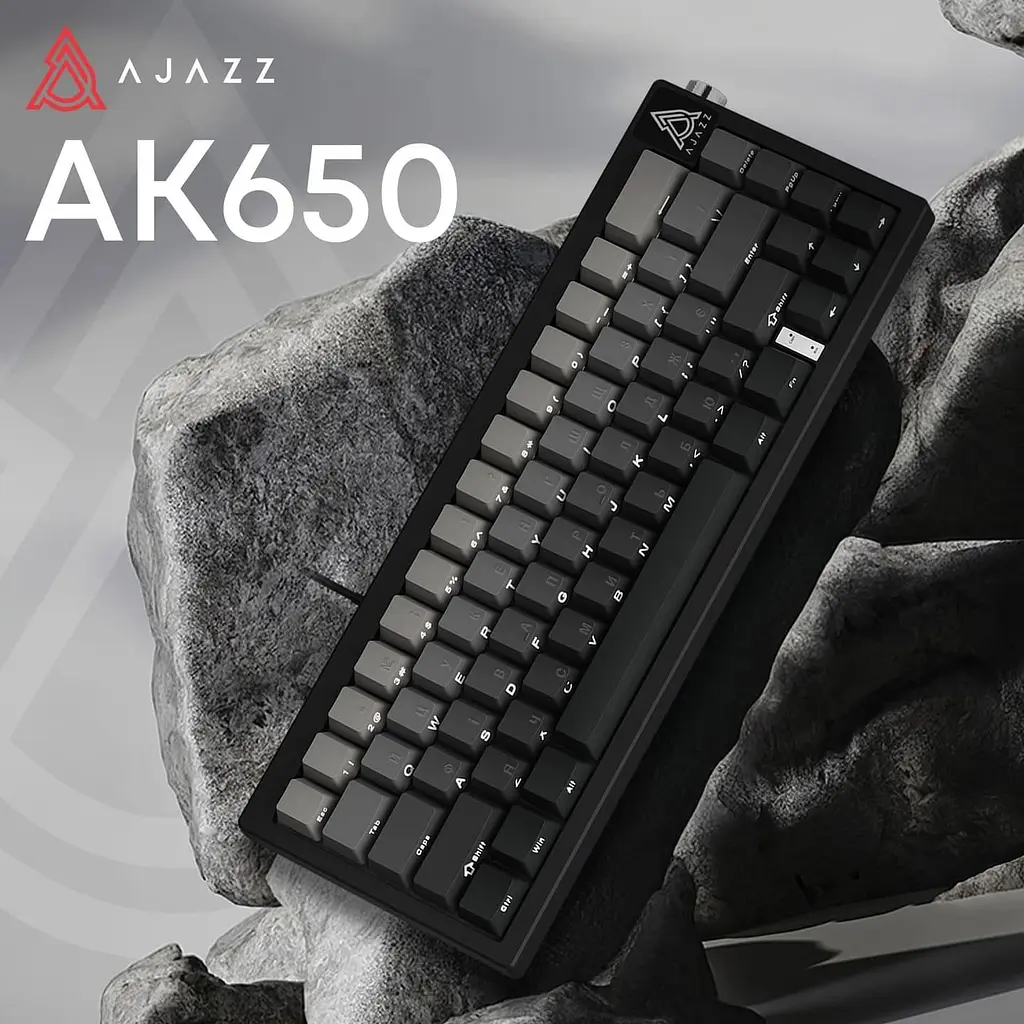 Клавиатура Ajazz AK650 Day Dream switches Gradient Black Gray (AK650-DD-BG) - фото 6
