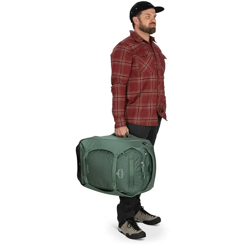 Сумка на колесах Osprey Sojourn Shuttle 45 зеленая - фото 6