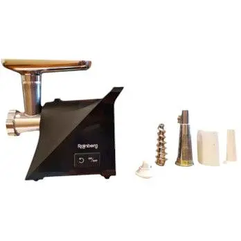 М'ясорубка Rainberg RB-679 3000W насадка для тіста соку, ковбаси чорна (RB-679_1247) - фото 4