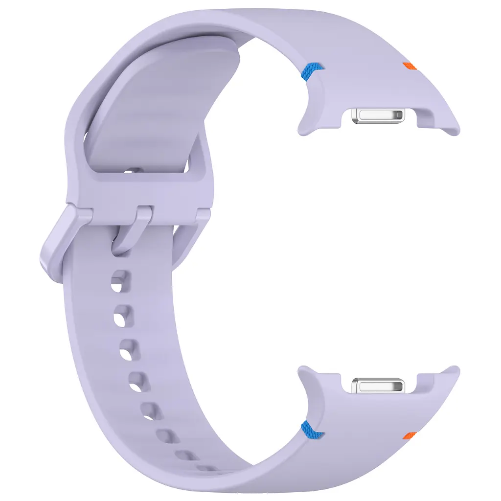 Силіконовий ремінець на смарт годинник Samsung Galaxy Watch 8 40mm/8 Classic 46mm/8 44mm, Silicone, lavender, зі зручною застібкою, на фітнес браслет, ArmorStandart (ARM86872) - фото 4