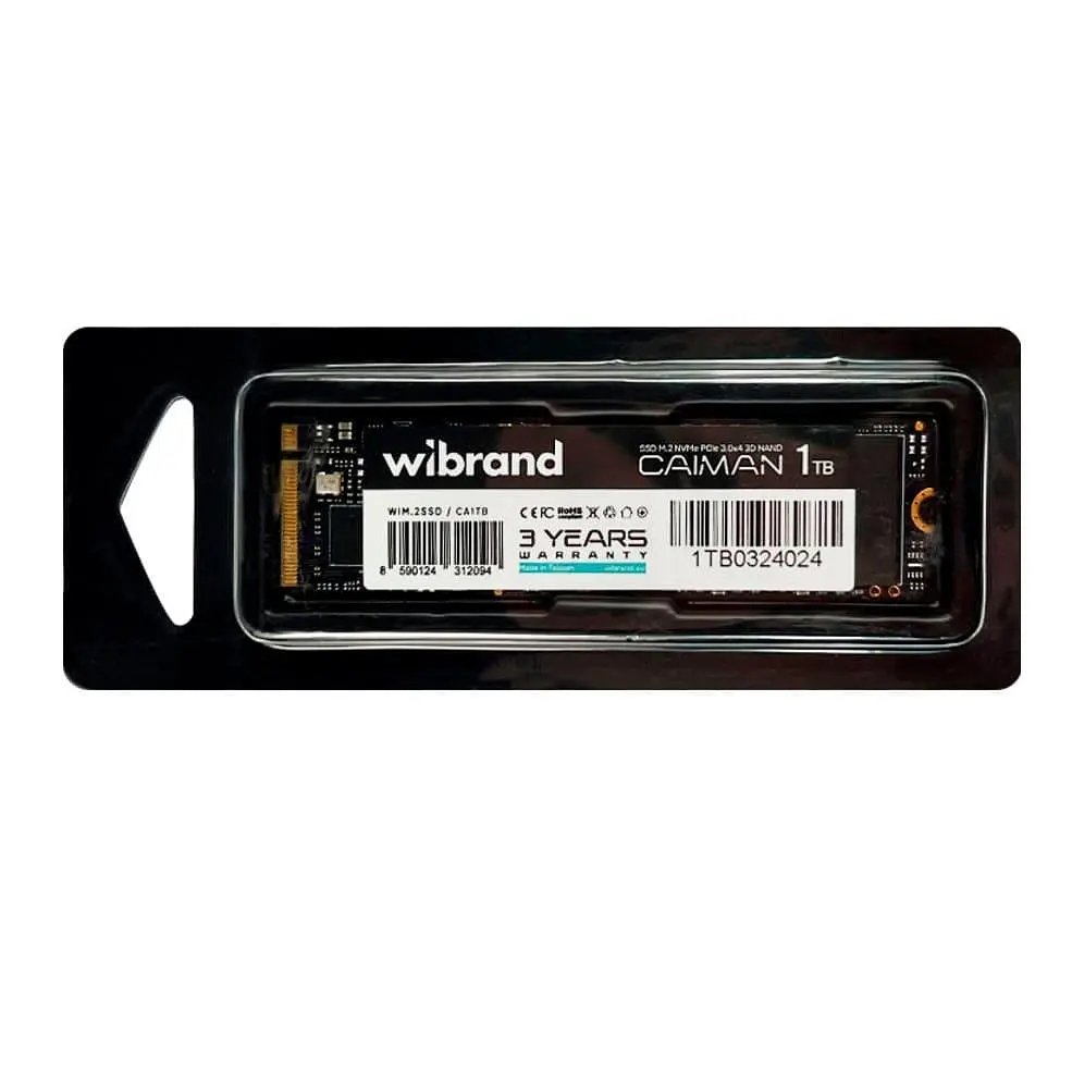 Накопичувач SSD Wibrand m.2 NVMe 1TB Caiman (WIM.2SSD/CA1TB) - фото 3