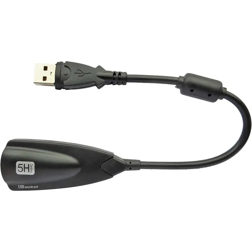 Звуковая карта 7.1 USB QTS-008 Black (16161) - фото 2