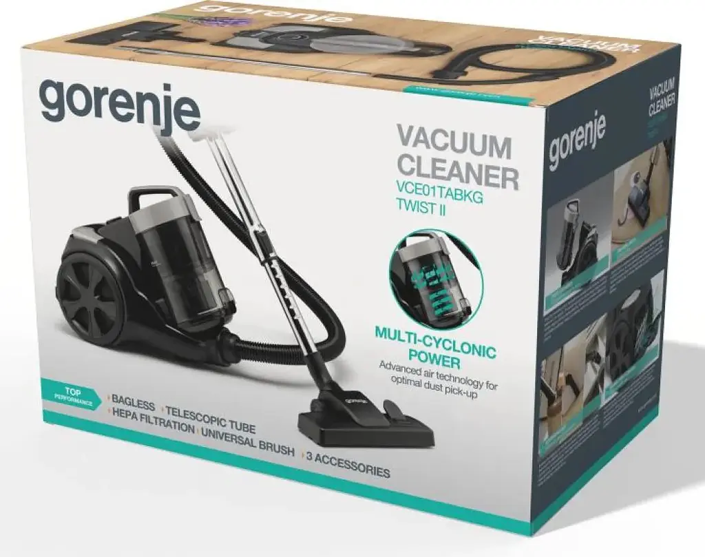 Пилосос Gorenje VCE01TABKG (744804) - фото 7