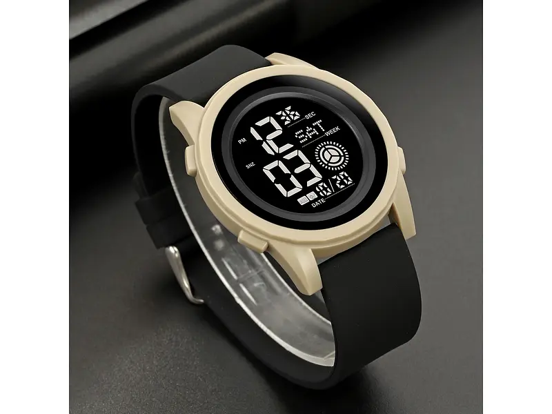 Чоловічий наручний годинник 2082KHBK Khaki-Black Skmei acs0030315 - фото 5