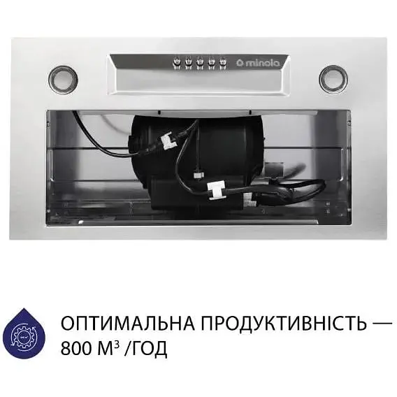 Витяжка вбудована Minola HBI 5324 I 800 LED - фото 2