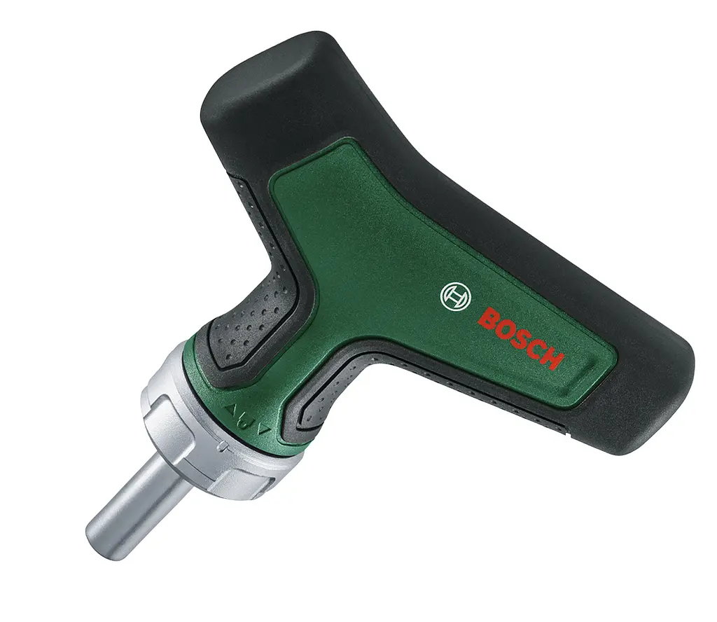 Викрутка Bosch з тріскачкою та Т-подібною рукояткою