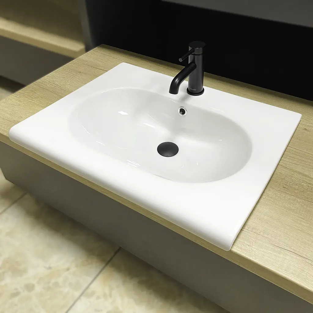 Умивальник VBI Pordenone white врізний VBI-018047, Білий - фото 2