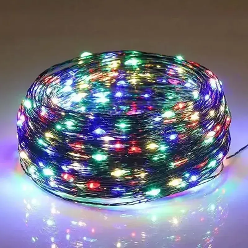 Гірлянда ColorWay Роса LED 50 5 м 8 функцій різнокольорова USB (CW-G-50L5NUMC) - фото 4