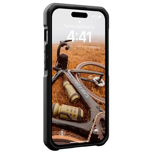 Протиударний чохол UAG Metropolis LT with MagSafe Kevlar Black для iPhone 15 (114315113940) - фото 4