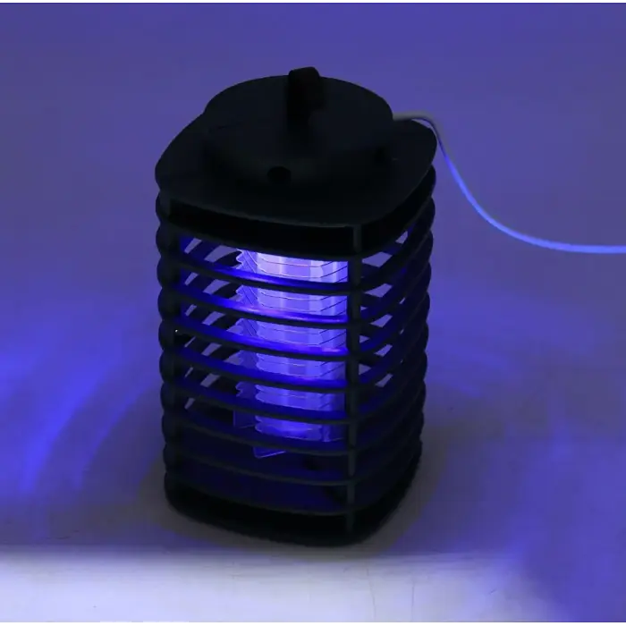 Лампа антимоскітна Y15, USB живлення, ультрафіолетова пастка для комах з петлею для підвішування, зелена - фото 5