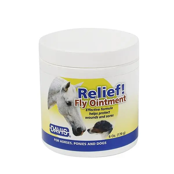 Мазь Davis Relief! Fly Ointment ДЕВІС РЕЛІФ від мух для собак і коней 170 г (RL06)