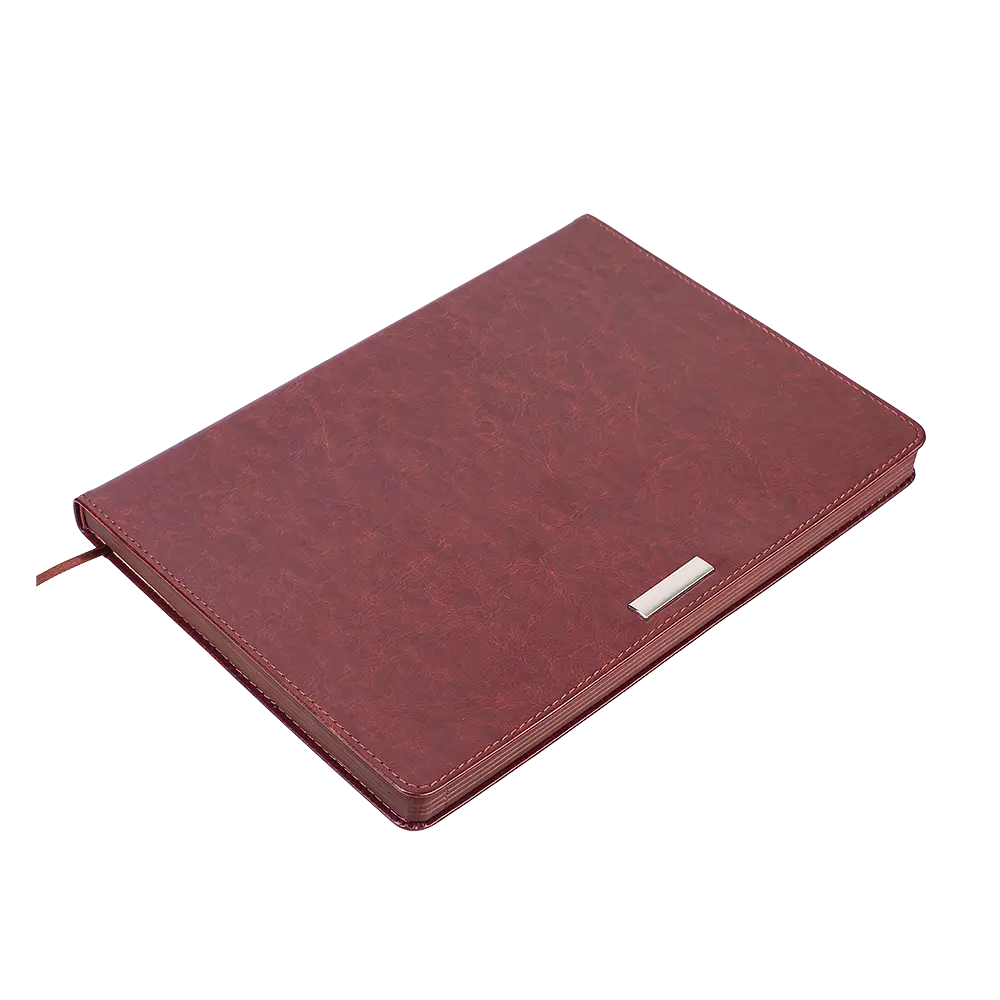 Щоденник недатований Buromax Salerno L2U А4 штучна шкіра 336 сторінок коричневий (BM.20990-25) - фото 2
