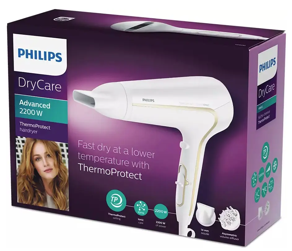 Фен для волосся Philips Dry Care Advanced, білий (BHD360/20) - фото 7