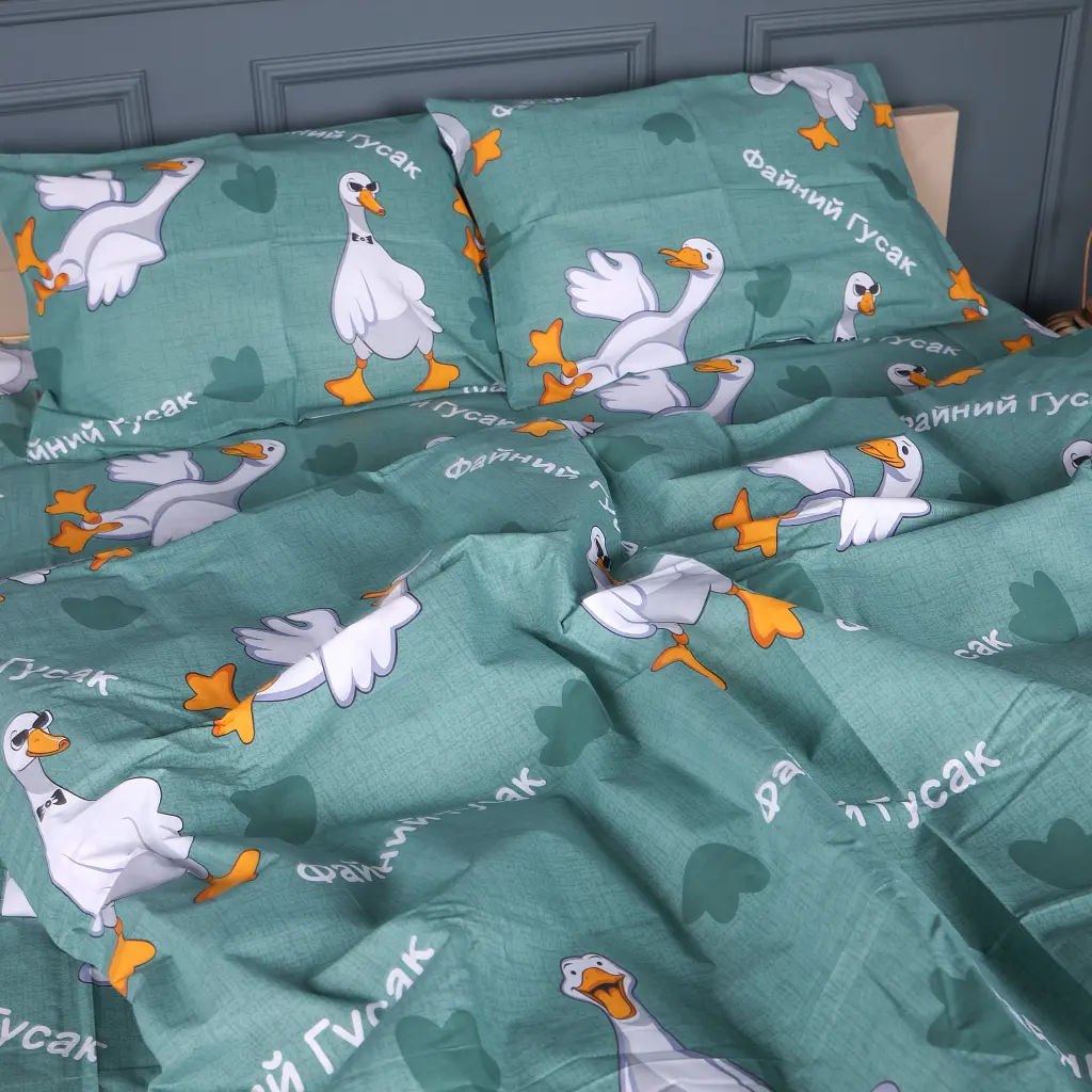 Наволочка Mirson бязь Happy Duck 40х60 см (2200013128861) - фото 2