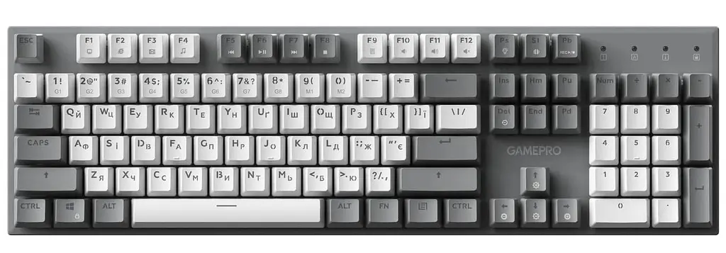 Клавиатура GamePro Genesis Metallic 100% Red switches (MK144G) - фото 2