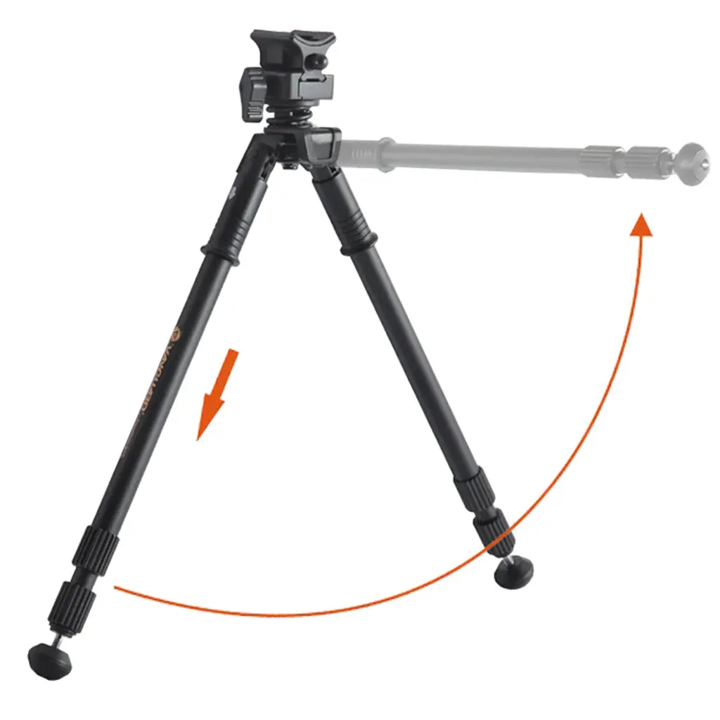 Біпод Vanguard Equalizer 2QS (Equalizer 2QS), Чорний - фото 5