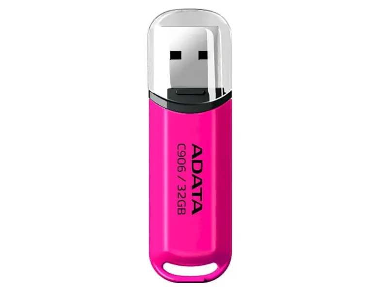 USB флеш накопичувач ADATA 32 GB C906 USB 2.0 Pink (AC906-32G-RPP) - фото 2