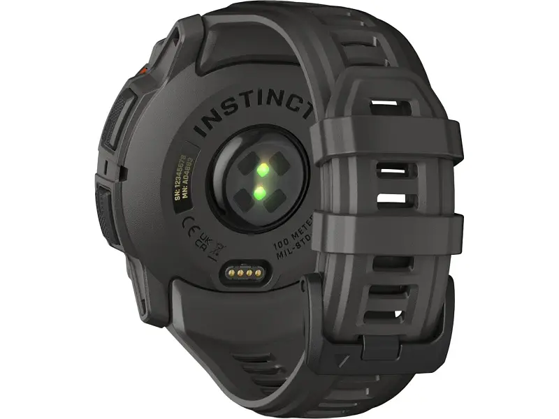 Смарт-годинник Garmin Instinct 3 50mm Solar Black with Charcoal Band (010-02935-00) - фото 2