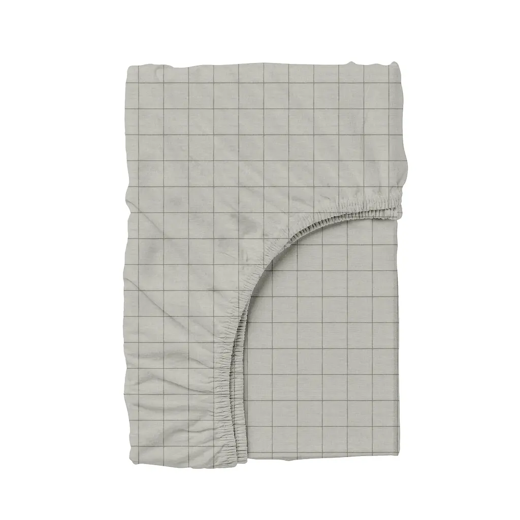 Набір простирадл на резинці Cosas PINK GEOMETRY 60х120х12 см (SetSheet_Rose_CellAshgrey_120x60) - фото 2