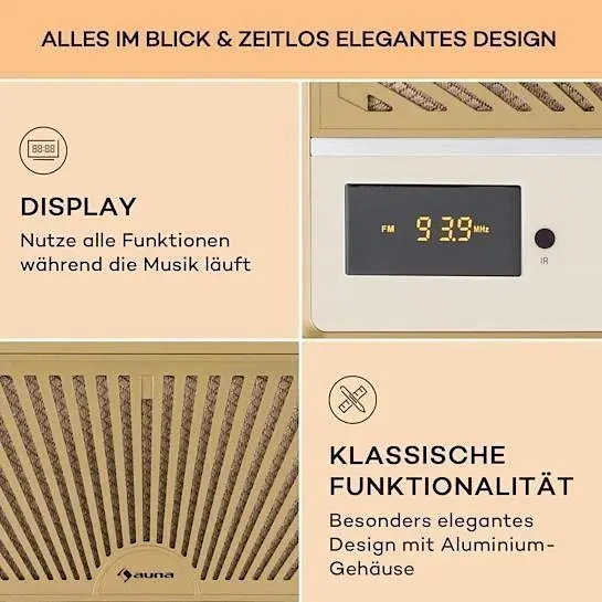 Акустична ретро стереосистема Auna Glastonbury (10041149) - фото 5