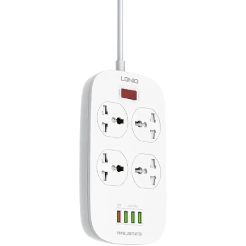 Мережевий фільтр живлення LDNIO SC4407Q 4роз. 4USB 2м (SC4407Q) - фото 3