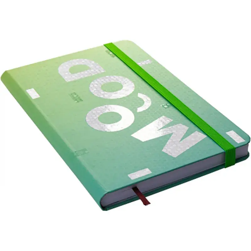 Книга записна Optima Mood А5, 128 аркушів, лінія, зелена (O20812-44) - фото 3