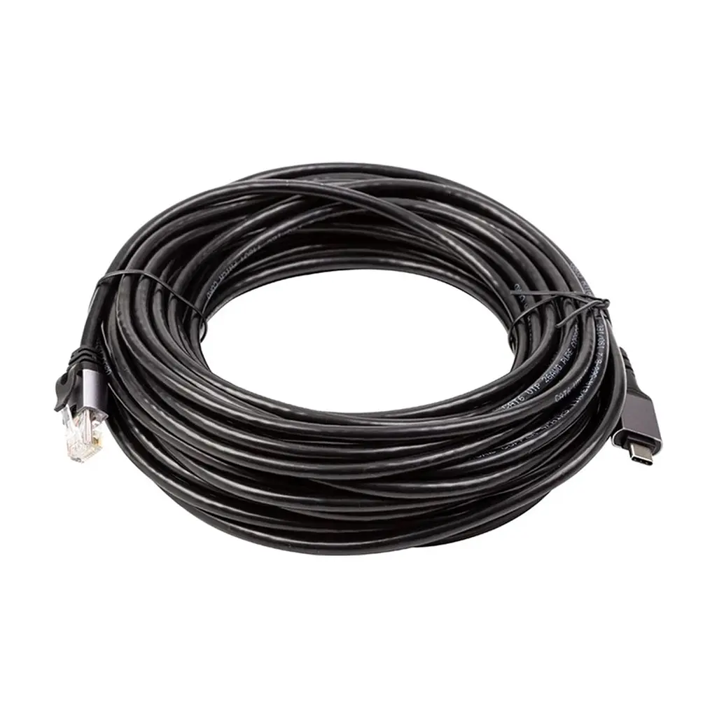 Кабель для передавання даних PowerPlant USB-C to RJ45 Ethernet 15.0m (CA914968) - фото 3