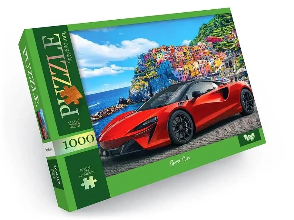 Пазл Danko Toys Sport Car 1000 ел. Зелений (IP-177-P-1180)