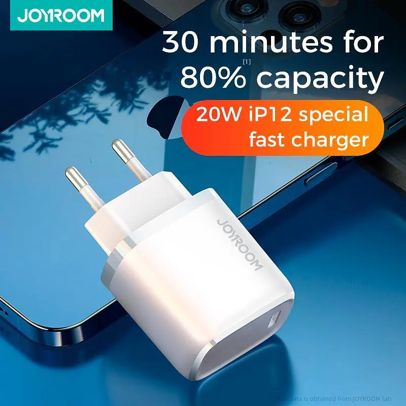 Блок питания - Адаптер сетевой Joyroom Intelligent Fast Charger NRT-DY139E 1 Type-C 3A 20W белый - фото 6