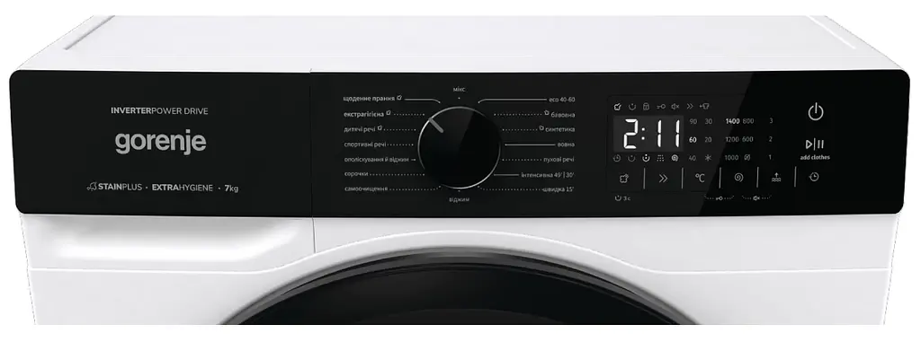 Пральна машина автоматична Gorenje WNHA74SAS (6950954) - фото 6