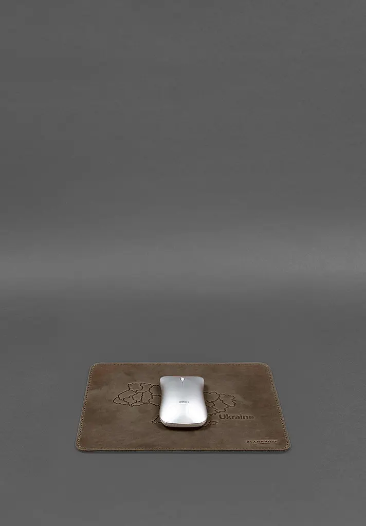 Коврик для мышки из натуральной кожи 1.0 темно-коричневый Crazy Horse - фото 5