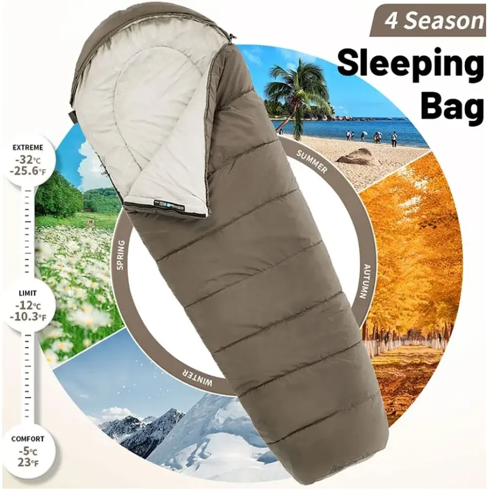 Спальний мішок Naturehike MJ 600 CNK2300SD014 Brown - фото 9