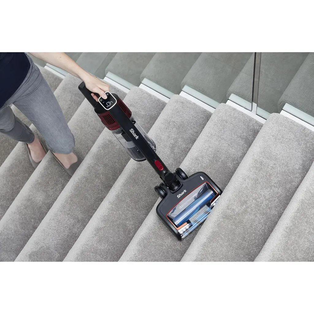 Акумуляторний пилосос Shark Anti Hair Wrap з Powered Lift-Away чорно-червоний (IZ300EUT) - фото 15