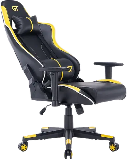 Геймерское кресло GT Racer черное с желтым (X-2528 Black/Yellow) - фото 6