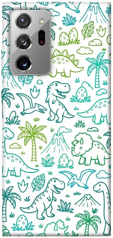 TPU чохол Demsky Dino pattern для Samsung Galaxy Note 20 Ultra