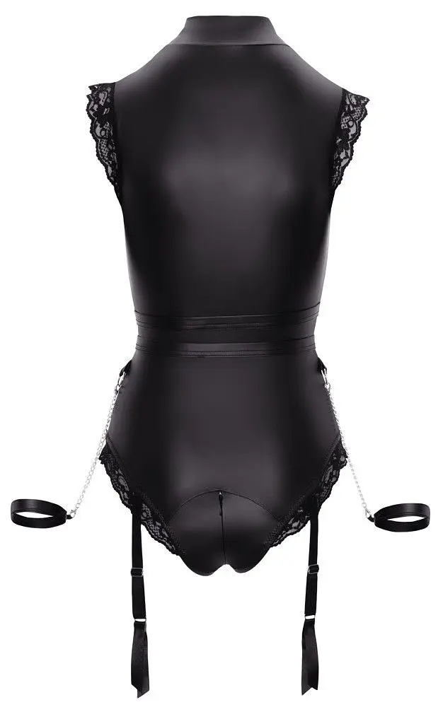 Боді Cottelli Bondage S (чорний) - фото 9