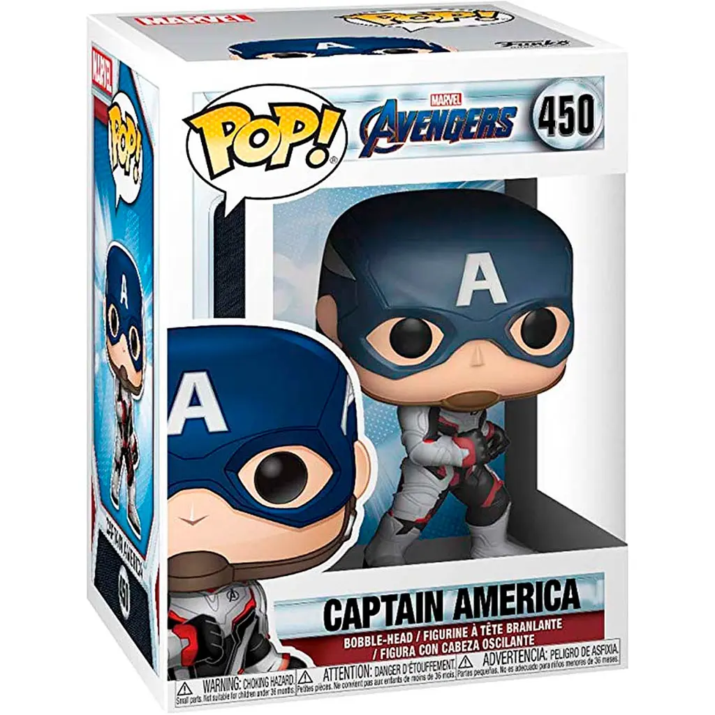 Фігурка Funko Pop! Avengers: Капітан Америка у білому костюмі 9.6см (36661) [117717] - фото 2