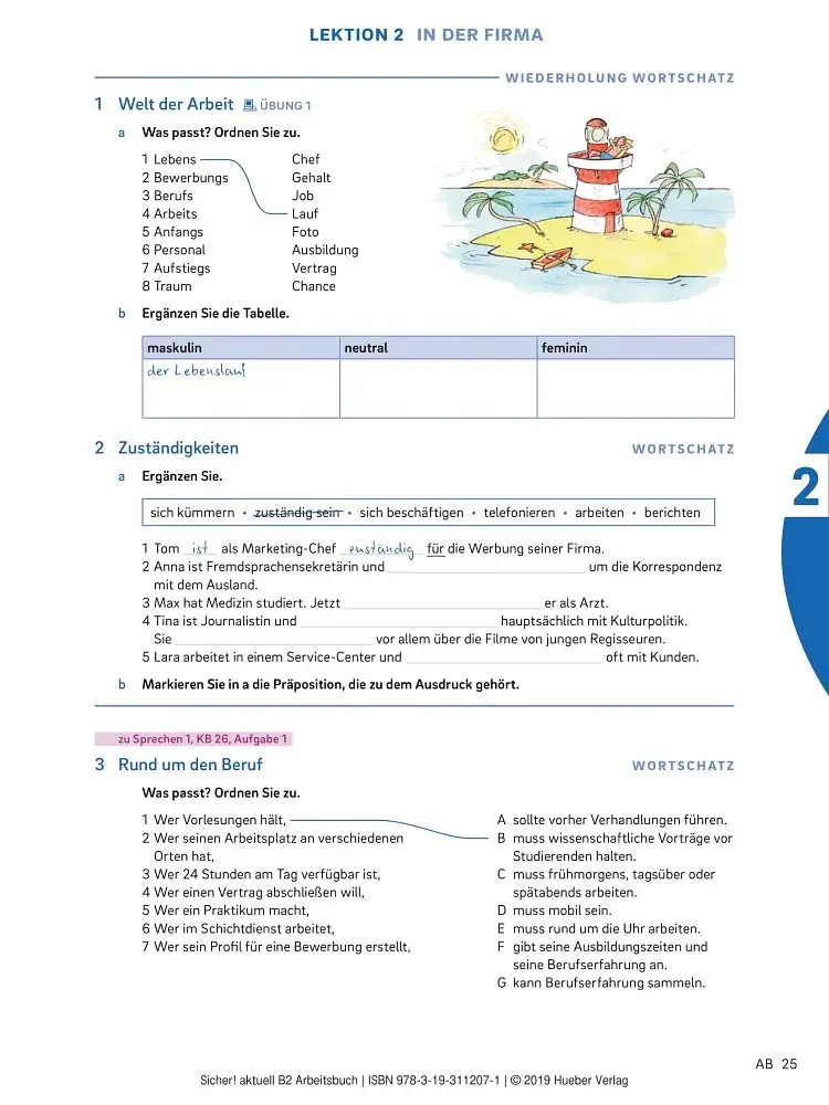 Sicher! aktuell B2 Arbeitsbuch mit MP3-CD - фото 2