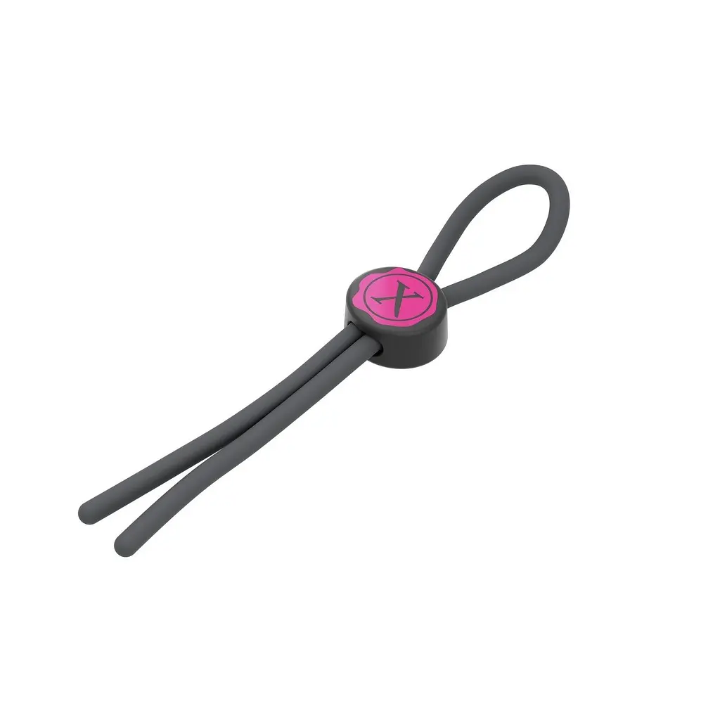 Ерекційне кільце-ласо Dorcel 28.5 см чорний - фото 3