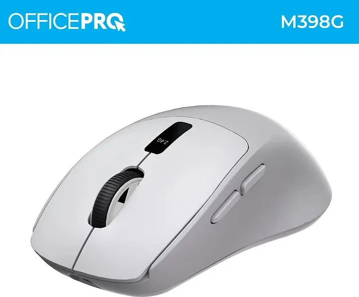 Мышь OfficePro Silent Click Wireless Gray (M398G) - фото 10